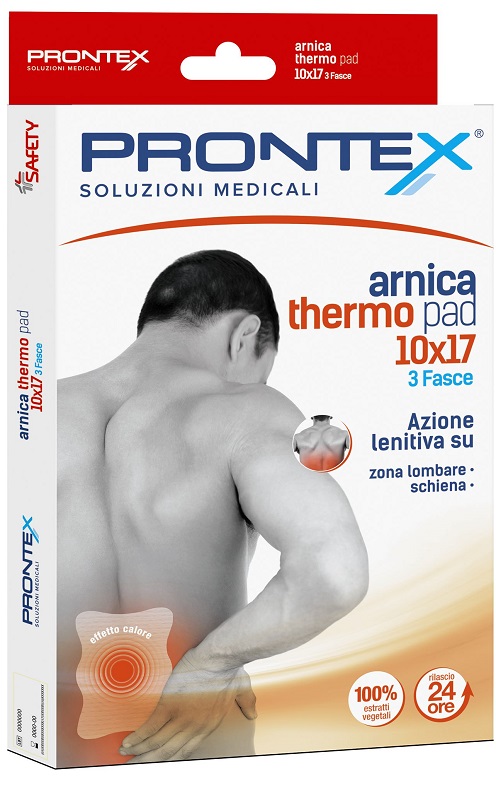 FASCIA PRONTEX ARNICA THERMO PAD 10 X 17 3 PEZZI - Farmacia Artemisia di Montecuollo Dott. Angelo snc