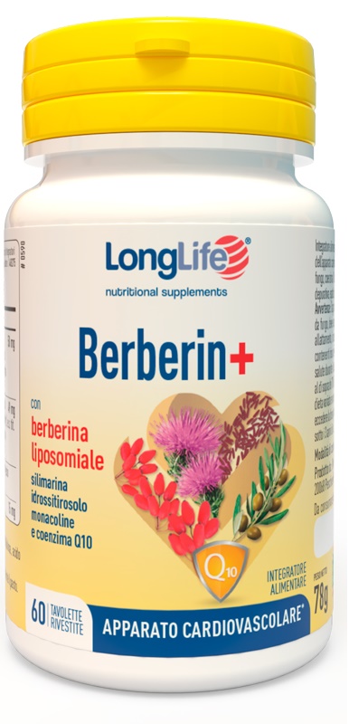 LONGLIFE BERBERIN+ 60 TAVOLETTE RIVESTITE - Farmacia Artemisia di Montecuollo Dott. Angelo snc
