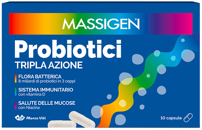 MASSIGEN PROBIOTICI 10 CAPSULE - Farmacia Artemisia di Montecuollo Dott. Angelo snc