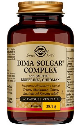 DIMA SOLGAR COMPLEX 60 CAPSULE VEGETALI - Farmacia Artemisia di Montecuollo Dott. Angelo snc