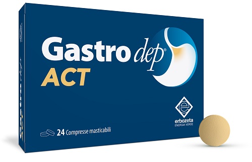 GASTRODEP ACT 24 COMPRESSE MASTICABILI - Farmacia Artemisia di Montecuollo Dott. Angelo snc