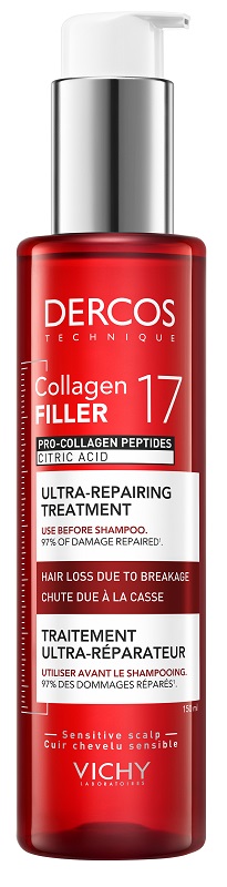 DERCOS COLLAGEN 17 FILLER TRATTAMENTO PRE SHAMPOO 150 ML - Farmacia Artemisia di Montecuollo Dott. Angelo snc