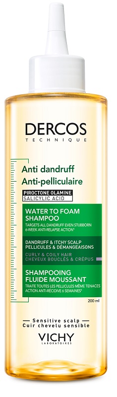 DERCOS TECHNIQUE SHAMPOO ANTI DANDRUFF ACQUA MOUSSE 200 ML - Farmacia Artemisia di Montecuollo Dott. Angelo snc