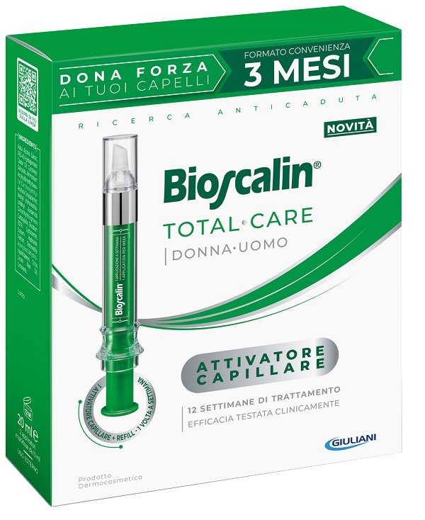 BIOSCALIN TOTAL CARE ATTIVATORE CAPILLARE 2 APPLICATORI MULTIDOSE X 10 ML - Farmacia Artemisia di Montecuollo Dott. Angelo snc