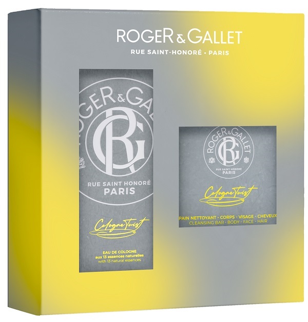 ROGER&GALLET COFFRET TWIST ACQUA DI COLONIA 100 ML + SAPONETTA 100 G - Farmacia Artemisia di Montecuollo Dott. Angelo snc