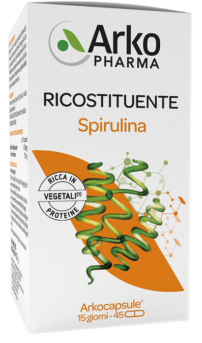 ARKOCPS SPIRULINA 45 CAPSULE - Farmacia Artemisia di Montecuollo Dott. Angelo snc