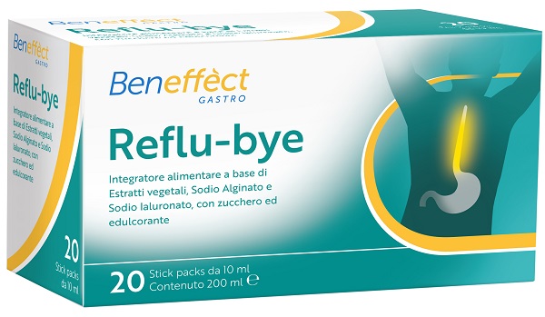 BENEFFECT REFLUBYE 20 STICK PACKS - Farmacia Artemisia di Montecuollo Dott. Angelo snc
