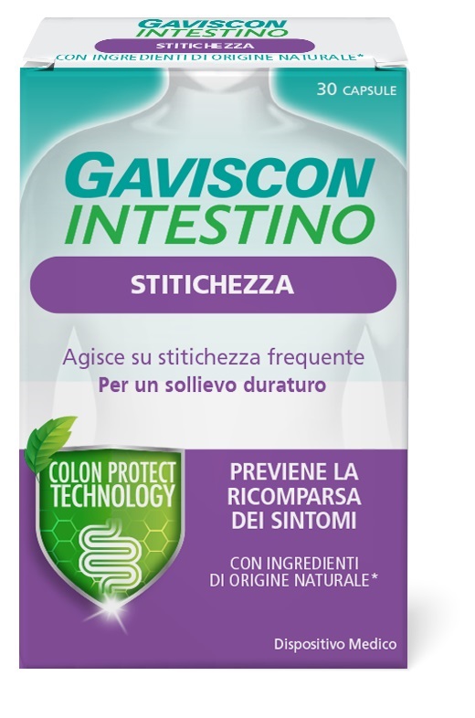 GAVISCON INTESTINO STITICHEZZA 30 CAPSULE - Farmacia Artemisia di Montecuollo Dott. Angelo snc