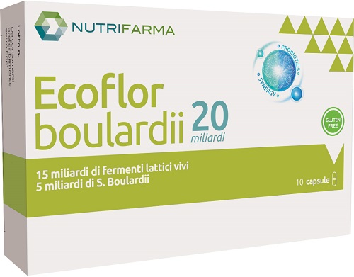 ECOFLOR BOULARDII 20 MILIARDI 10 CAPSULE - Farmacia Artemisia di Montecuollo Dott. Angelo snc