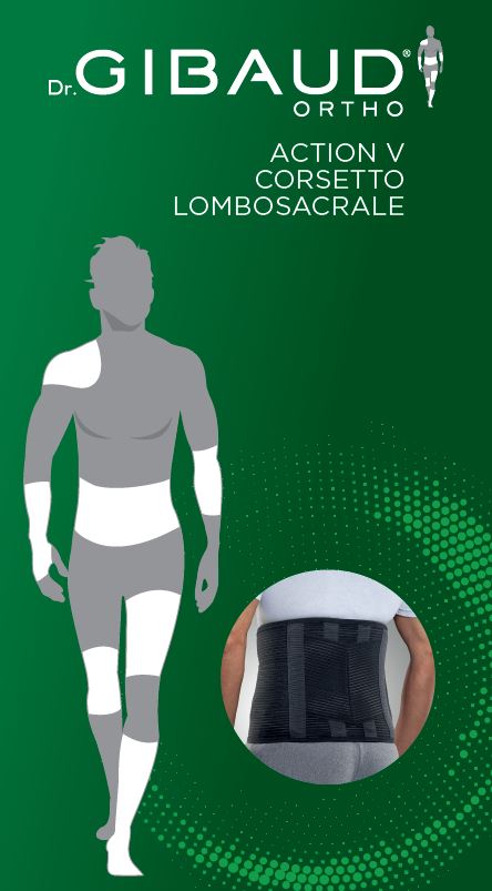 CORSETTO LOMBOSACRALE GIBAUD ORTHO ACTION V 3 - Farmacia Artemisia di Montecuollo Dott. Angelo snc