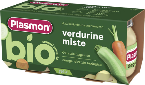 PLASMON BIO OMOGENEIZZATO CAROTE PATATE E ZUCCHINE 2 PEZZI DA 80 G - Farmacia Artemisia di Montecuollo Dott. Angelo snc