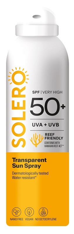 SOLERO SPRAY TRASPARENTE SPF50+ 150 ML - Farmacia Artemisia di Montecuollo Dott. Angelo snc