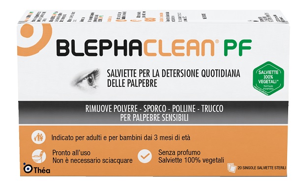 BLEPHACLEAN PF SALVIETTE DETERSIONE QUOTIDIANA PALPEBRE 20 PEZZI SENZA PROFUMO - Farmacia Artemisia di Montecuollo Dott. Angelo snc