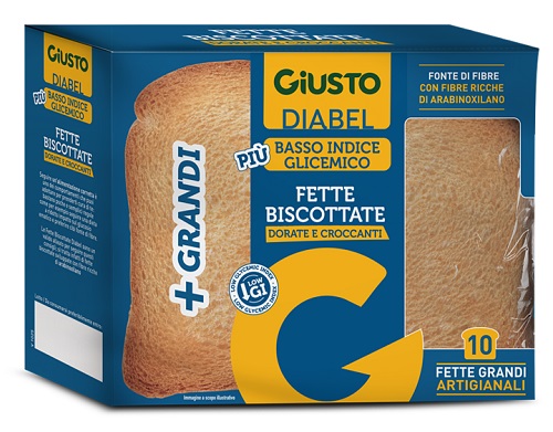 GIUSTO DIABEL FETTE BISCOTTATE 150 G NUOVA RICETTA - Farmacia Artemisia di Montecuollo Dott. Angelo snc