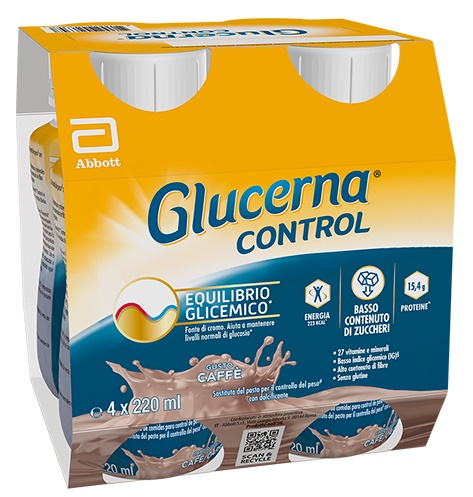 GLUCERNA CONTROL CAFFE'4X220 ML - Farmacia Artemisia di Montecuollo Dott. Angelo snc