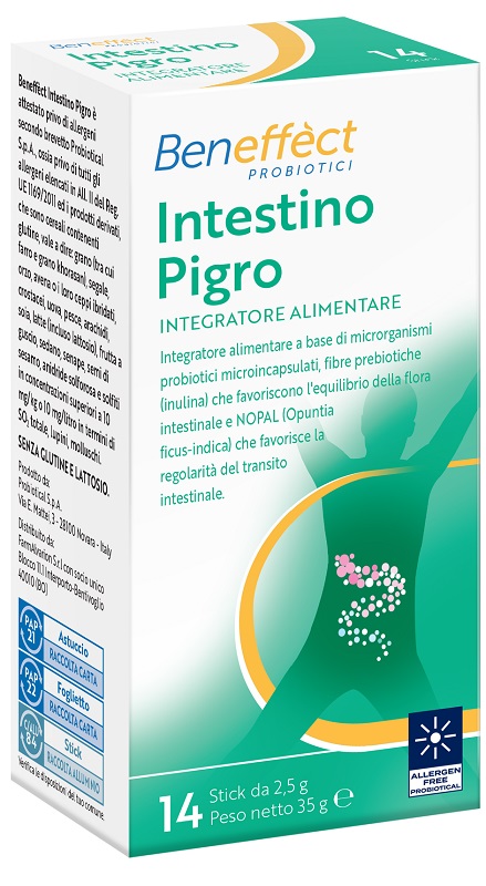 BENEFFECT INTESTINO PIGRO 14 STICK - Farmacia Artemisia di Montecuollo Dott. Angelo snc