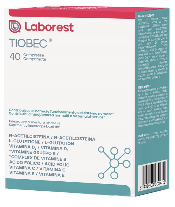 TIOBEC 40 COMPRESSE - Farmacia Artemisia di Montecuollo Dott. Angelo snc