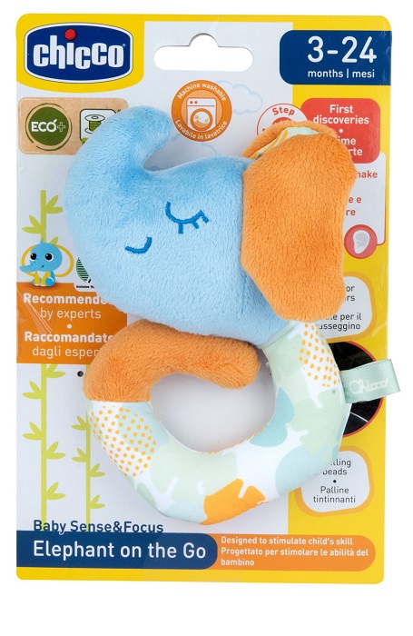 CHICCO GIOCO BABY SENSE&FOCUS TRILLINO SOFT ELEFANTE ECO+ - Farmacia Artemisia di Montecuollo Dott. Angelo snc