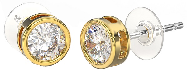 BJT383 ORECCHINO QUEEN ISABEL 6MM GOLD PLATED - Farmacia Artemisia di Montecuollo Dott. Angelo snc