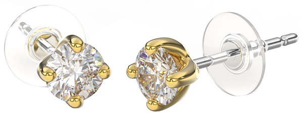 BJT391 ORECCHINO QUEEN CATHERINE 4MM GOLD PLATED - Farmacia Artemisia di Montecuollo Dott. Angelo snc