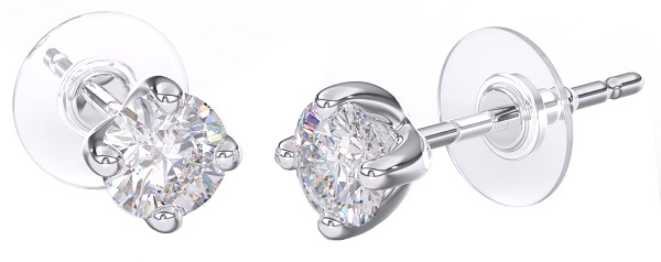 BJT392 ORECCHINO QUEEN CATHERINE 4MM STAINLESS STEEL - Farmacia Artemisia di Montecuollo Dott. Angelo snc
