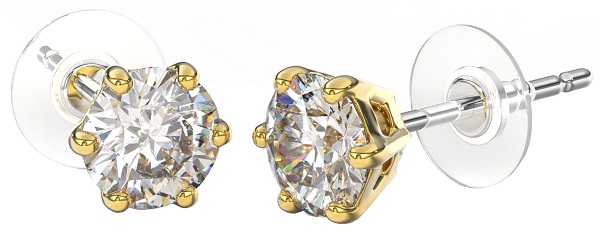BJT395 ORECCHINO QUEEN CHARLOTTE 6MM GOLD PLATED - Farmacia Artemisia di Montecuollo Dott. Angelo snc