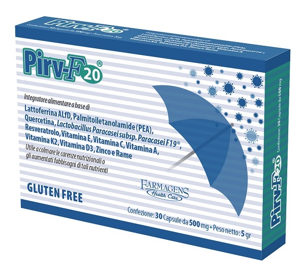 PIRV F20 30 CAPSULE 500 MG - Farmacia Artemisia di Montecuollo Dott. Angelo snc