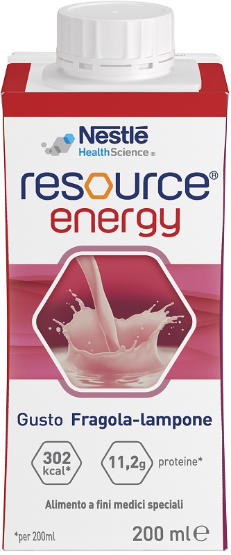 RESOURCE ENERGY FRAGOLA-LAMPONE 200 ML - Farmacia Artemisia di Montecuollo Dott. Angelo snc