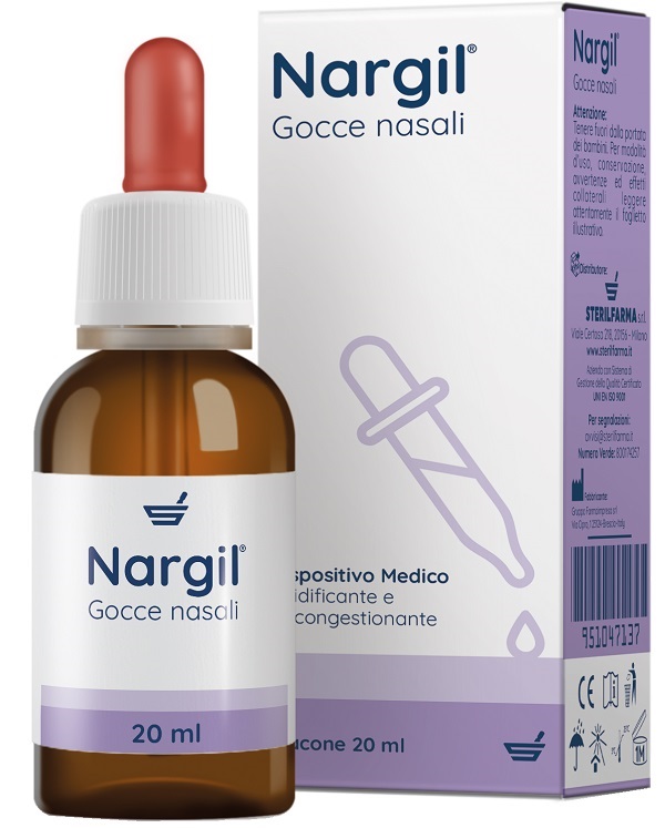 GOCCE NASALI NARGIL 20 ML - Farmacia Artemisia di Montecuollo Dott. Angelo snc