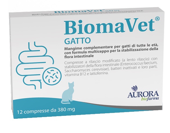 BIOMAVET GATTO 380MG 12 COMPRESSE - Farmacia Artemisia di Montecuollo Dott. Angelo snc