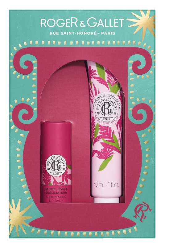 ROGER&GALLET SET NATALE GINGEMBRE ROUGE CREMA MANI 30 ML + BALSAMO LABBRA 25 - Farmacia Artemisia di Montecuollo Dott. Angelo snc