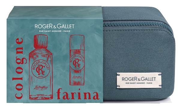 ROGER&GALLET SET NATALE TROUSSE JEAN MARIE FARINA EAU DE COLOGNE 100 ML + DEODORANT 150 ML 25 - Farmacia Artemisia di Montecuollo Dott. Angelo snc