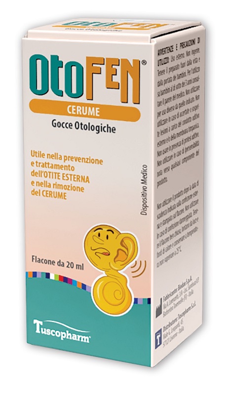 OTOFEN CERUME GOCCE OTOLOGICHE 20 ML - Farmacia Artemisia di Montecuollo Dott. Angelo snc