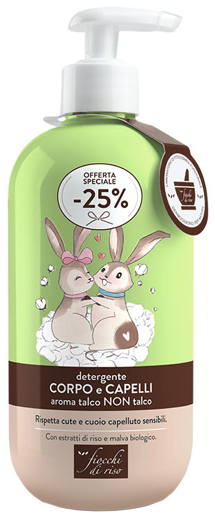 FIOCCHI DI RISO DETERGENTE CAPELLI E CORPO TALCO 400 ML SPECIAL NEW - Farmacia Artemisia di Montecuollo Dott. Angelo snc