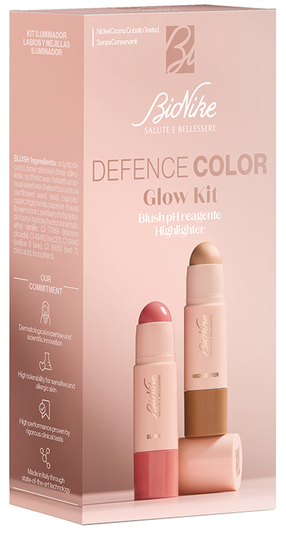 DEFENCE COLOR GLOW KIT ILLUMINANTE 7 ML + LIP&CHEEK BLUSH 5 ML - Farmacia Artemisia di Montecuollo Dott. Angelo snc
