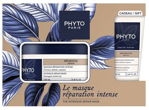 PHYTO PARIS BELLEZZA RIPARAZIONE 25 1 MASCHERA 200 ML + 1 SHAMPOO 50 ML - Farmacia Artemisia di Montecuollo Dott. Angelo snc