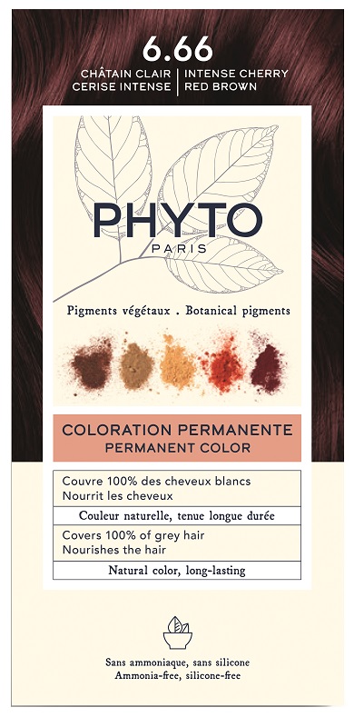 COLOR KIT PHYTOCOLOR 6,66 CASTANO INTENSO ROSSO CILIEGIA 1 LATTE RIVELATORE 50 ML + 1 CREMA COLORANTE 50 ML + 1 MASCHERA PROLUNGA COLORE 10 ML + 1 PAIO DI GUANTI - Farmacia Artemisia di Montecuollo Dott. Angelo snc