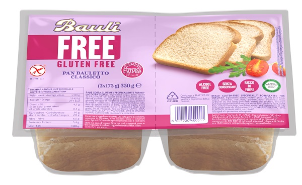 BAULI FREE PAN BAULETTO CLASSICO 350 G - Farmacia Artemisia di Montecuollo Dott. Angelo snc