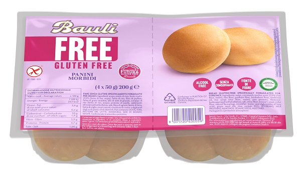 BAULI FREE PANINI MORBIDI 4 PEZZI DA 50 G - Farmacia Artemisia di Montecuollo Dott. Angelo snc