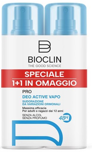 BIOCLIN DEODORANTE PRO ACT VAPO SENZA PARABENI 2 PEZZI 100 ML BIPACK - Farmacia Artemisia di Montecuollo Dott. Angelo snc