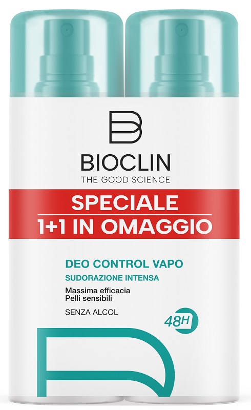 BIOCLIN DEODORANTE CONTROL VAPO NUOVA FORMULA 2 PEZZI 100 ML BIPACK - Farmacia Artemisia di Montecuollo Dott. Angelo snc