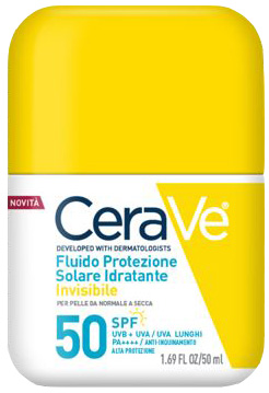 CERAVE FLUIDO PROTEZIONE SOLARE IDRATANTE INVISIBILE SPF50 50 ML - Farmacia Artemisia di Montecuollo Dott. Angelo snc