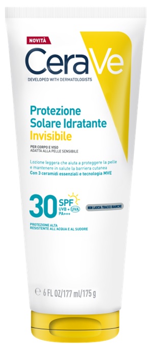 CERAVE PROTEZIONE SOLARE IDRATANTE INVISIBILE SPF30 177 ML - Farmacia Artemisia di Montecuollo Dott. Angelo snc