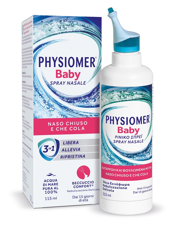 SPRAY NASALE PHYSIOMER BABY 115 ML - Farmacia Artemisia di Montecuollo Dott. Angelo snc
