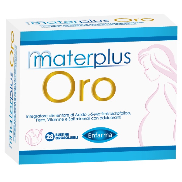 MATERPLUS ORO 28 BUSTINE OROSOLUBILI DA 1,8 G CON EDULCORANTI - Farmacia Artemisia di Montecuollo Dott. Angelo snc