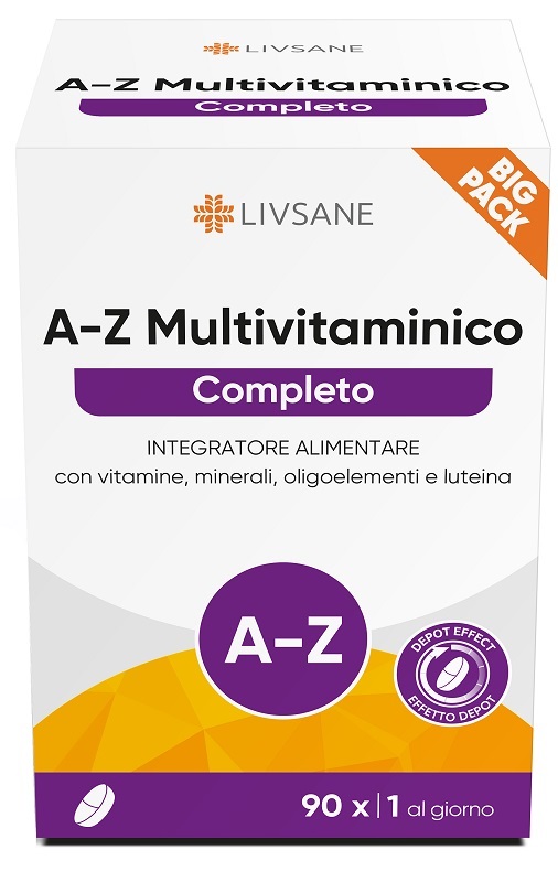 LIVSANE AZ MULTIVIT 90 COMPRESSE - Farmacia Artemisia di Montecuollo Dott. Angelo snc