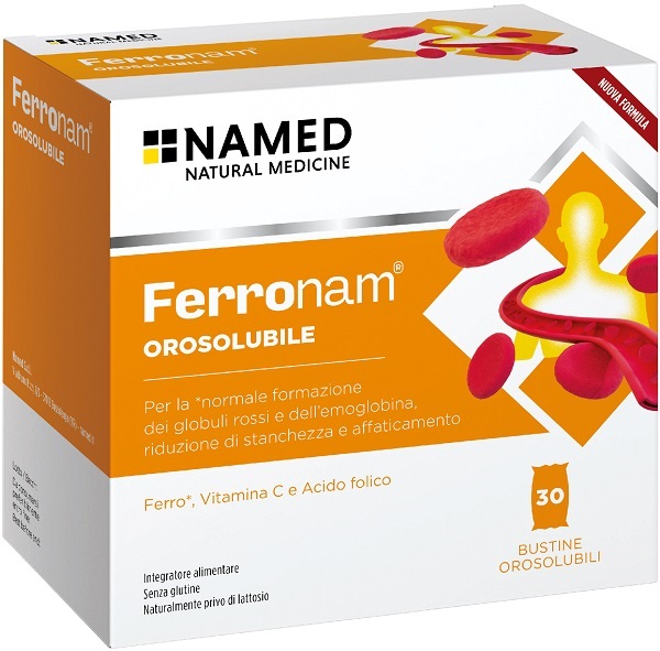 FERRONAM OROSOLUBILE 30 BUSTINE 1,5 G - Farmacia Artemisia di Montecuollo Dott. Angelo snc