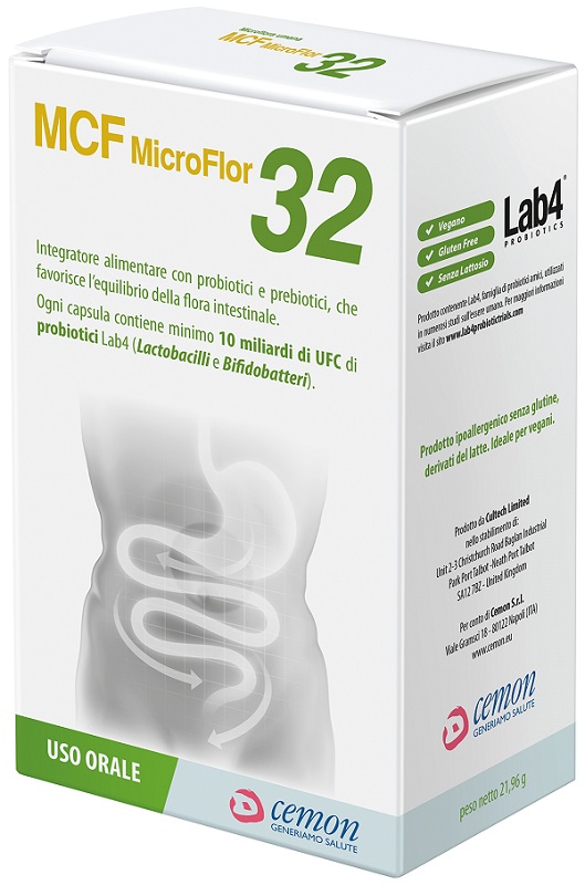 MCF MICROFLOR 32 60 CAPSULE VEGETALI - Farmacia Artemisia di Montecuollo Dott. Angelo snc