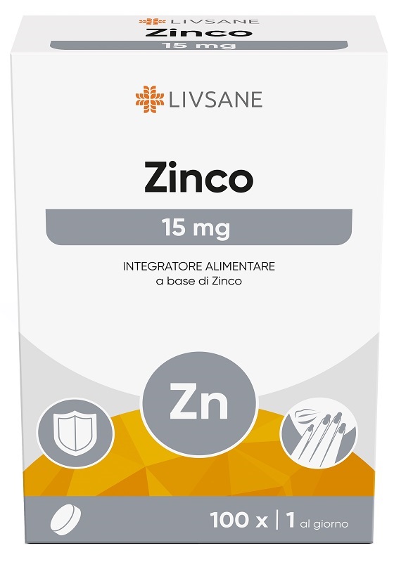 LIVSANE ZINCO 100 COMPRESSE - Farmacia Artemisia di Montecuollo Dott. Angelo snc