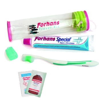 DENTAL KIT FORHANS ADULTI SPAZZOLINO + DENTIFRICIO - Farmacia Artemisia di Montecuollo Dott. Angelo snc